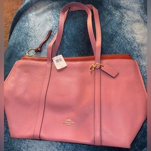 NWT Coach Zip-up Tote